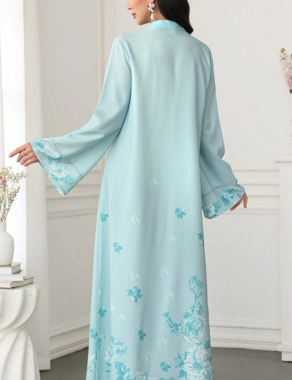 Rochie maxi Shein, turcoaz