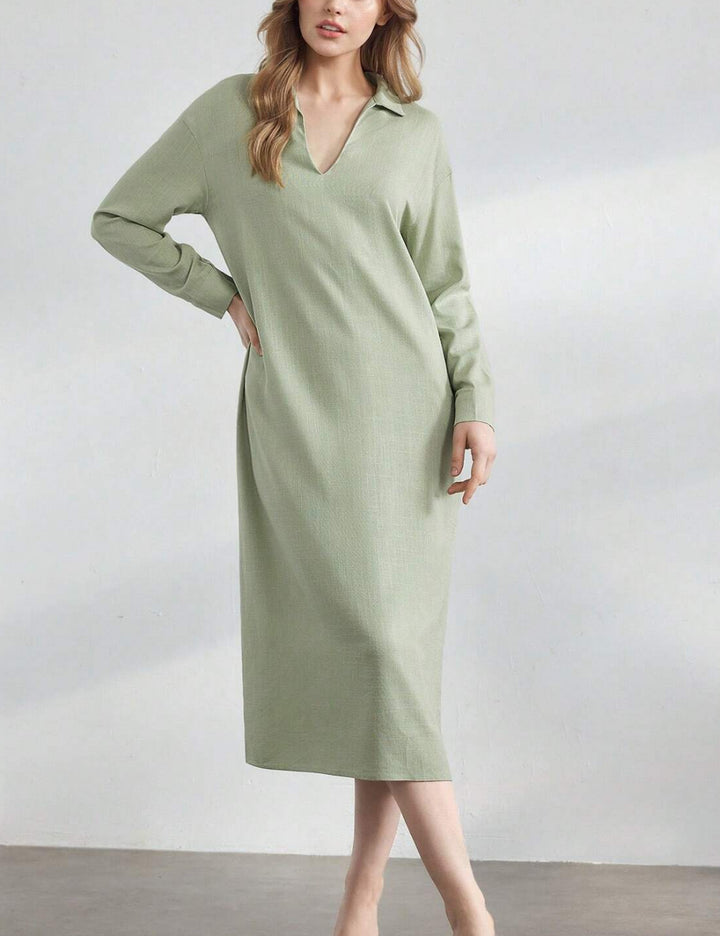 Rochie maxi SHEIN, verde