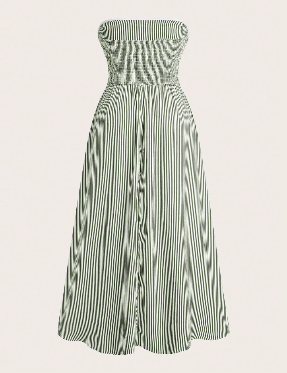 Shein Curve+ maxi ruha, zöld