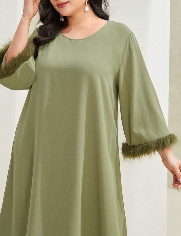 Rochie maxi SHEIN, verde