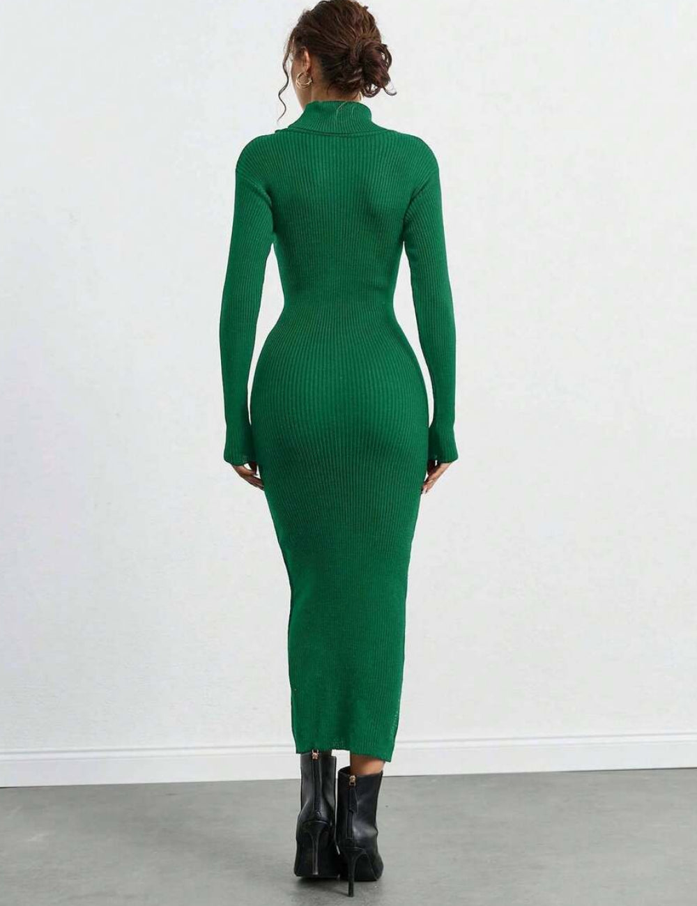 Rochie maxi Shein, verde