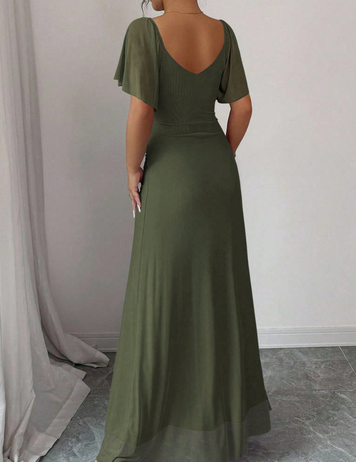 Shein maxi ruha, zöld