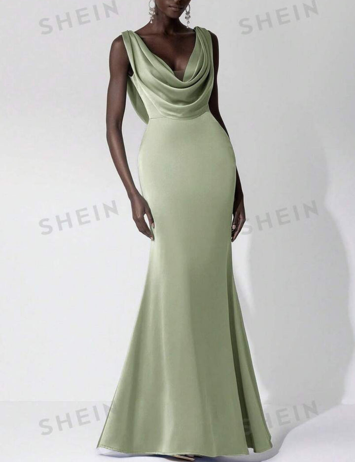 Rochie maxi Shein, verde