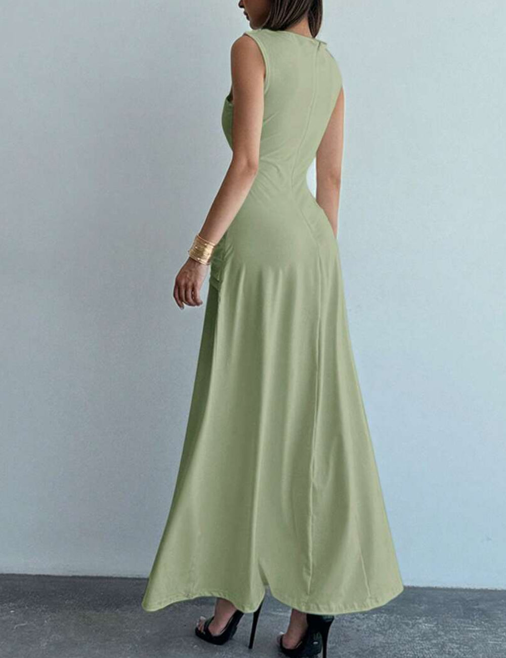 Rochie maxi Shein, verde