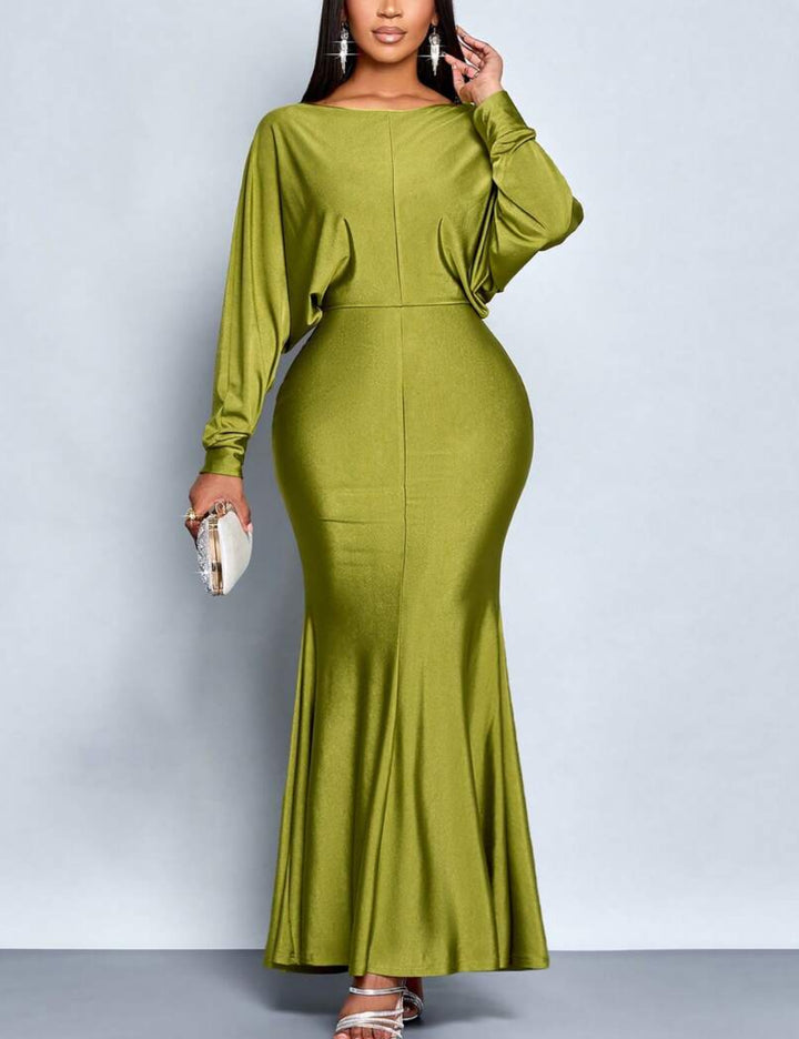 Rochie maxi Shein, verde