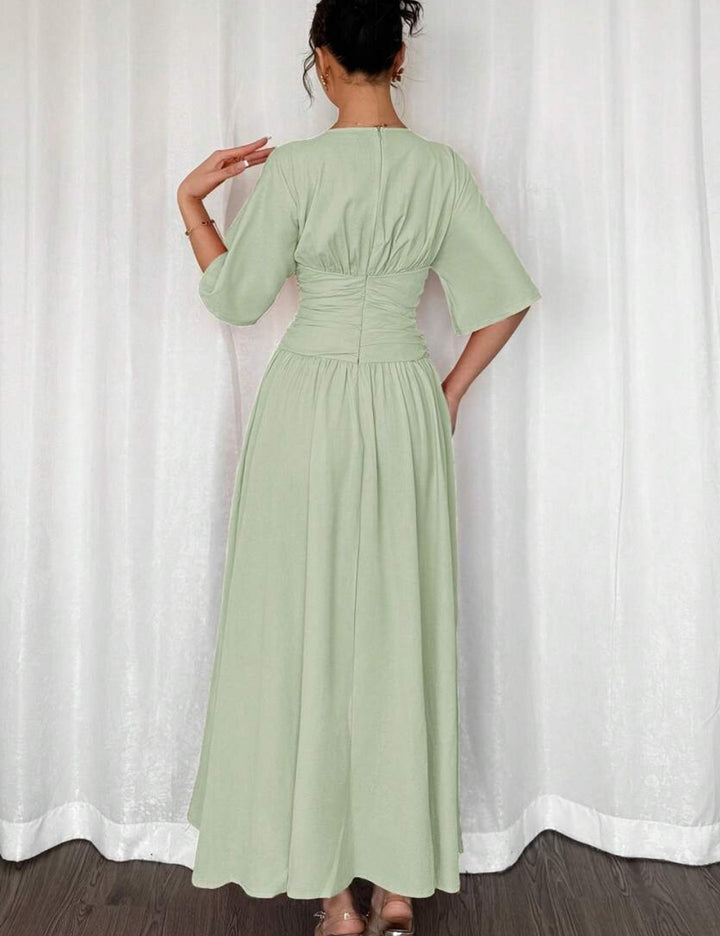 Shein maxi ruha, zöld