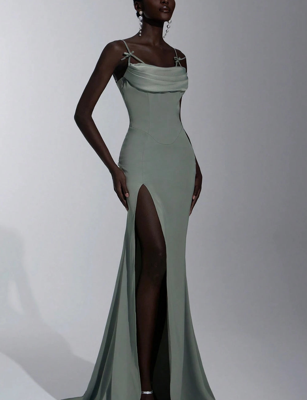 Rochie maxi Shein, verde