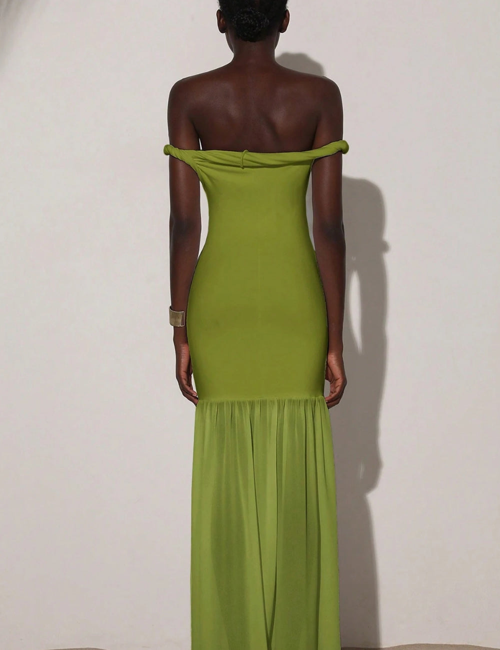 Rochie maxi Shein, verde