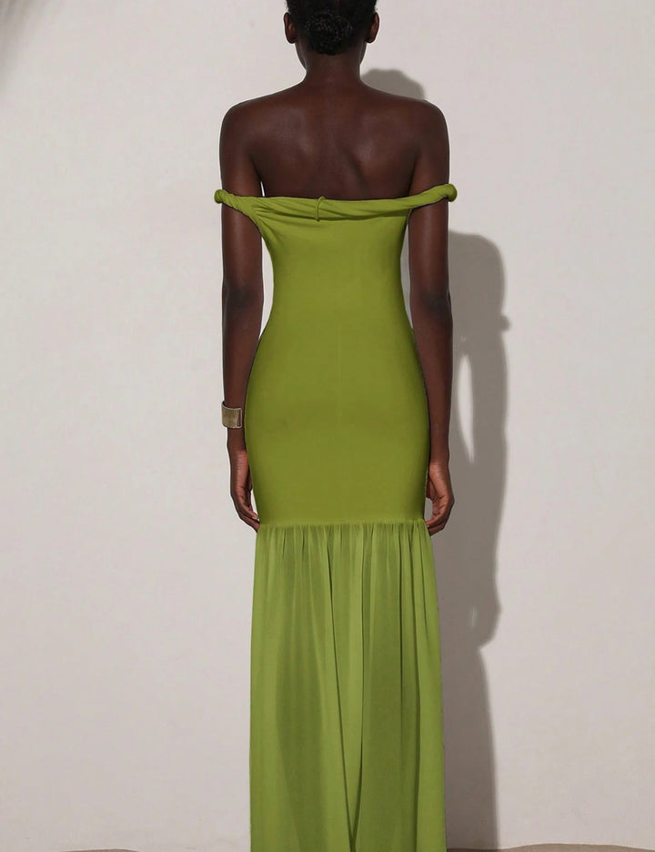 Rochie maxi Shein, verde