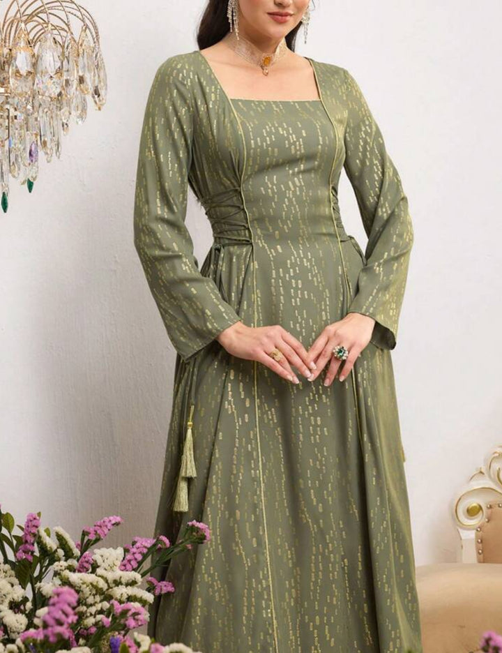 Rochie maxi Shein, verde