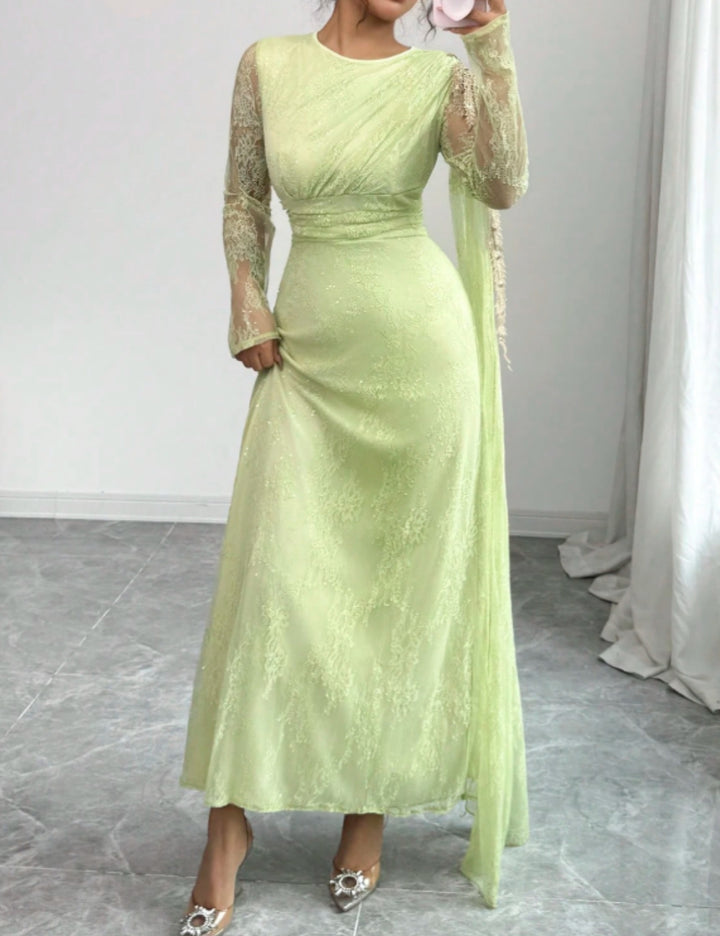 SHEIN maxi ruha, zöld
