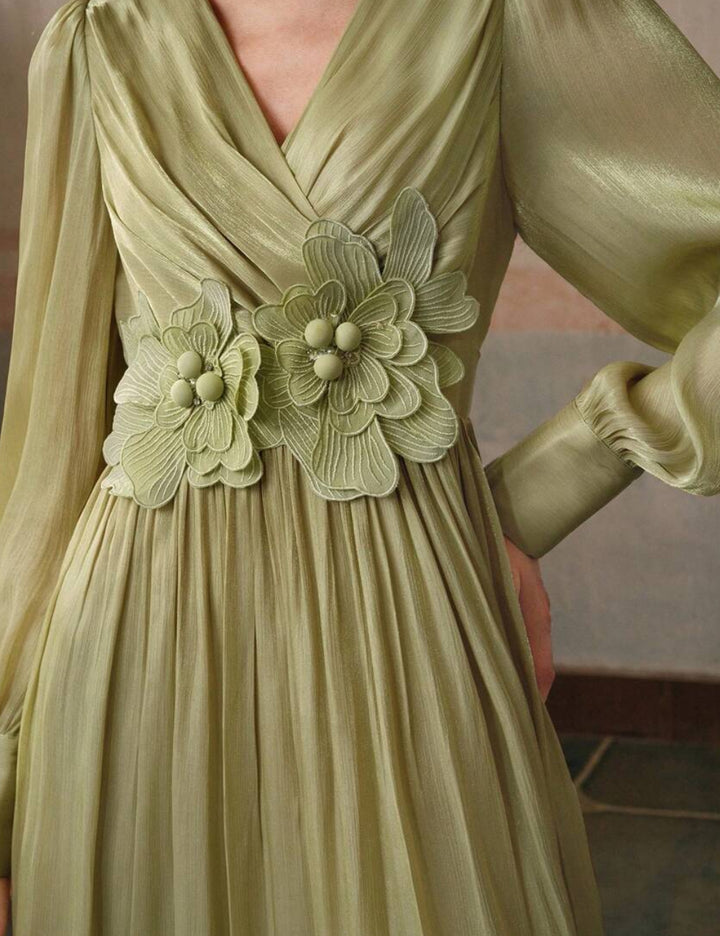 Rochie maxi Shein Anewsta, verde