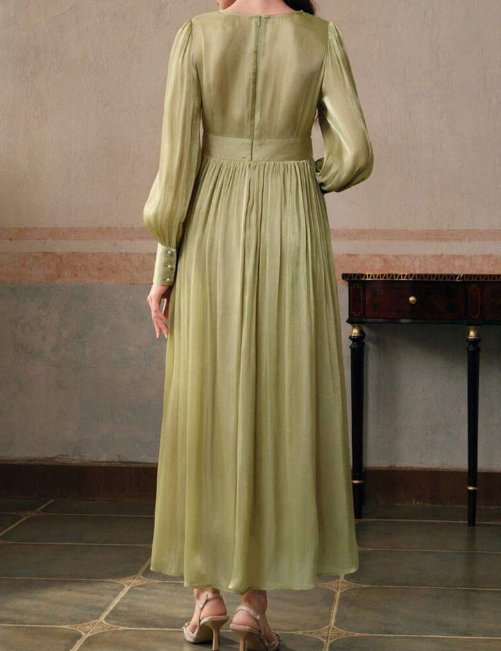 Rochie maxi Shein Anewsta, verde