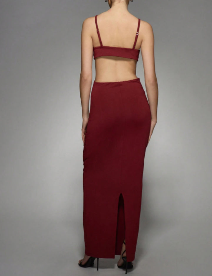 Rochie maxi Shein Missguided, vișiniu