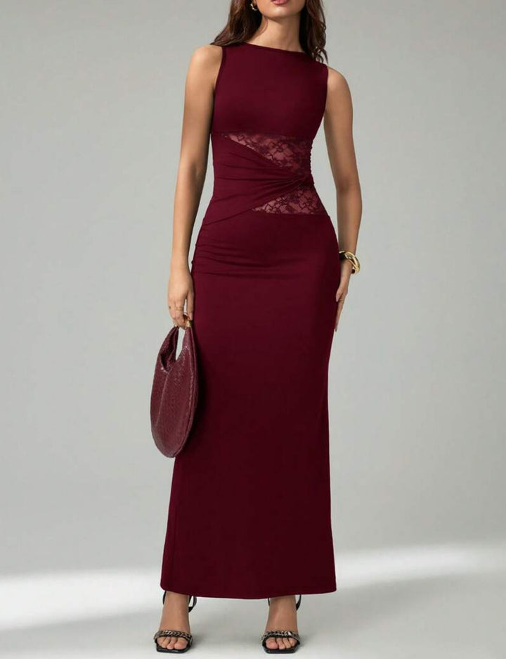 Rochie maxi Shein, vișiniu