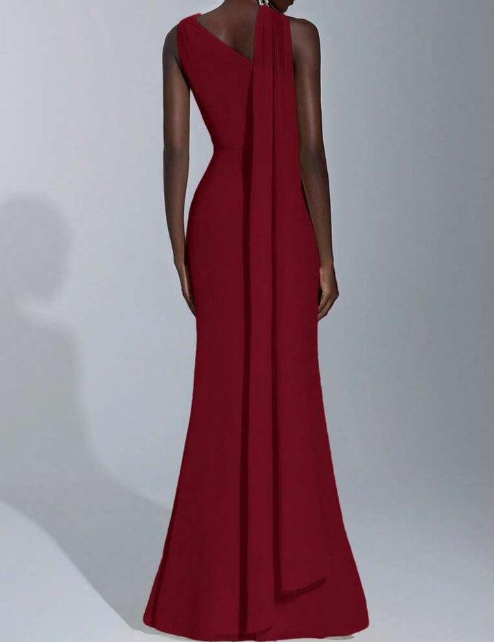 Shein maxi ruha, bordó