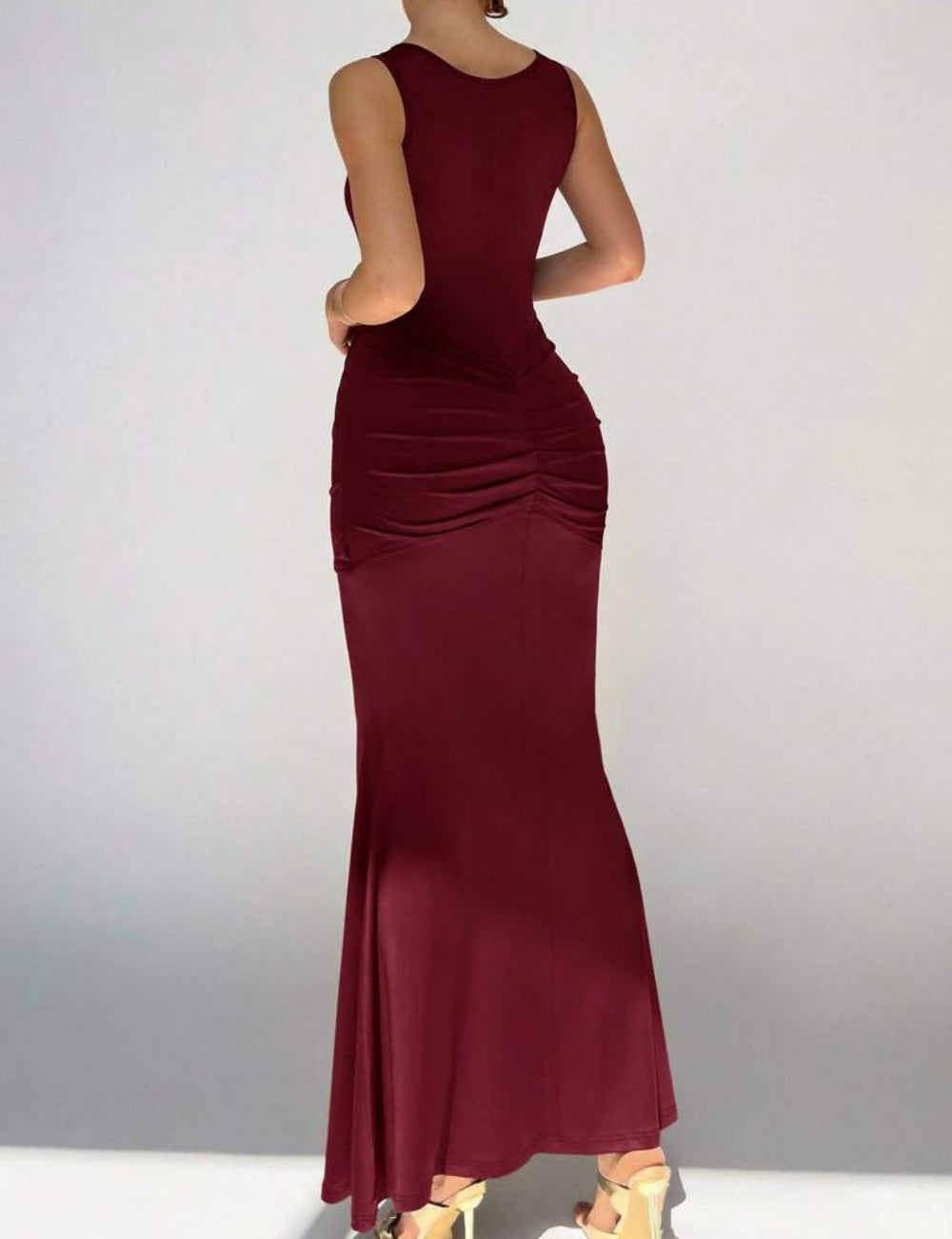 Rochie maxi Shein, vișiniu