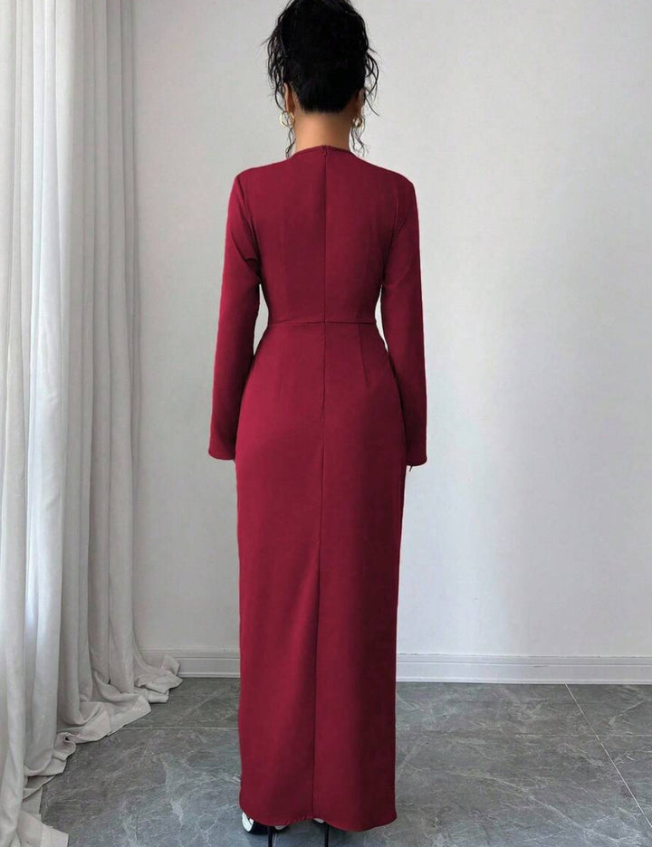 Rochie maxi Shein, vișiniu