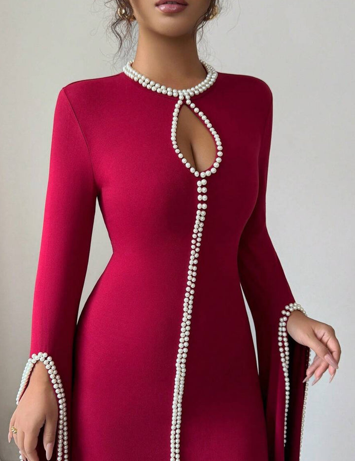 Rochie maxi Shein, vișiniu