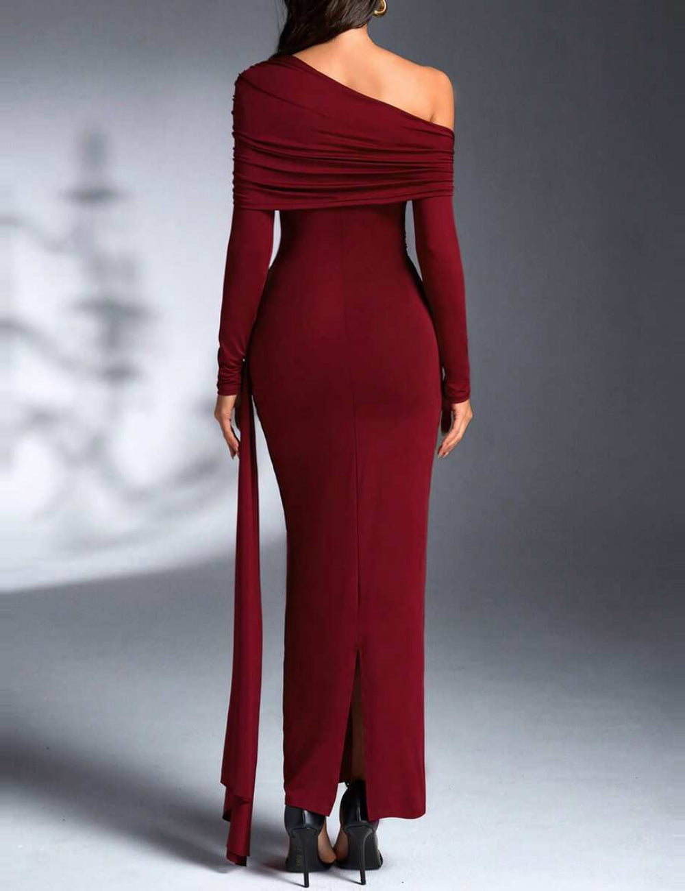 Rochie maxi Shein, vișiniu