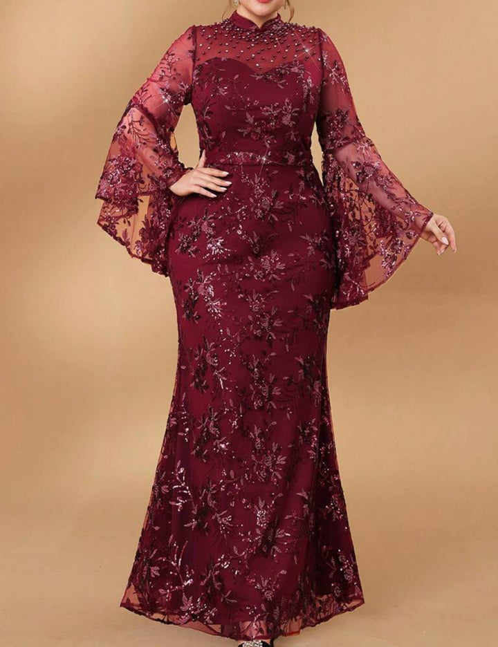Rochie maxi Shein, vișiniu