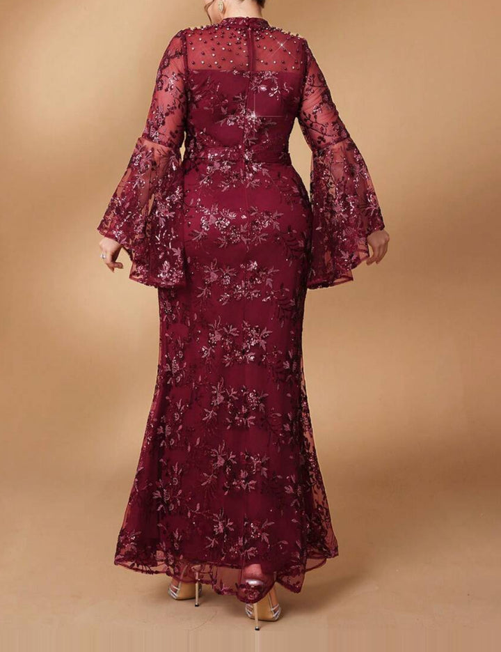 Rochie maxi Shein, vișiniu