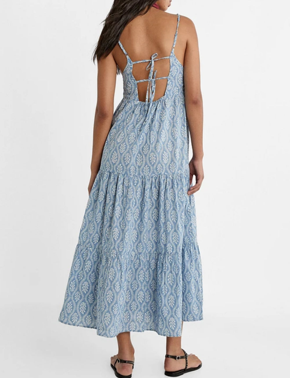 Rochie maxi Stradivarius, mix culori