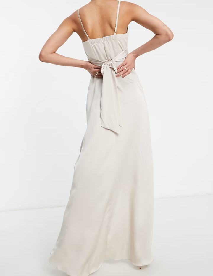 Rochie maxi TFNC, bej