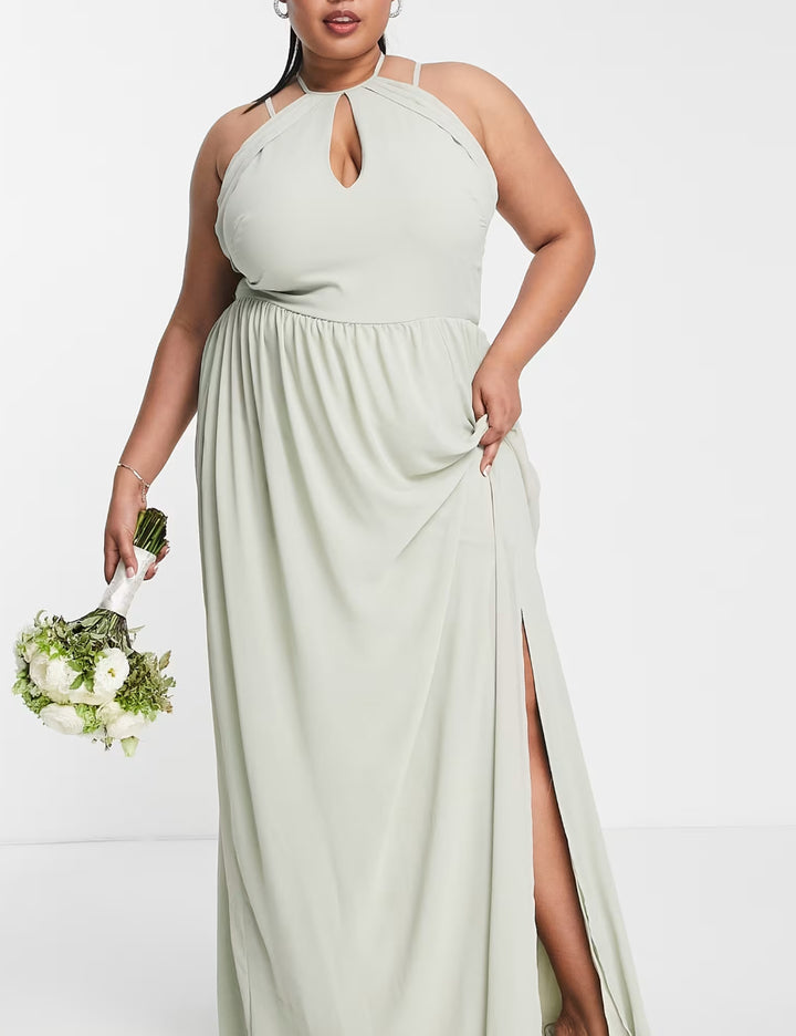 Rochie maxi TFNC, verde