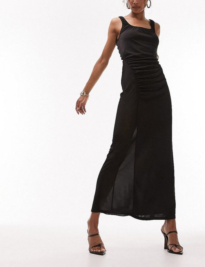 TOPSHOP Maxi ruha, fekete