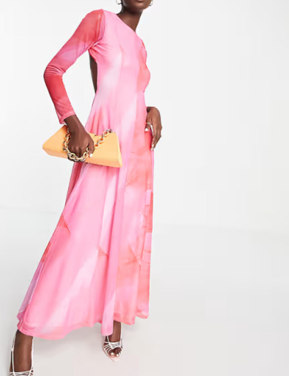 Topshop maxi ruha, rózsaszín