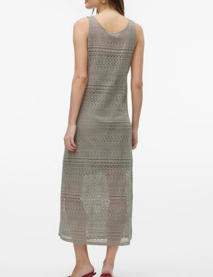 Rochie maxi Vero Moda, bej