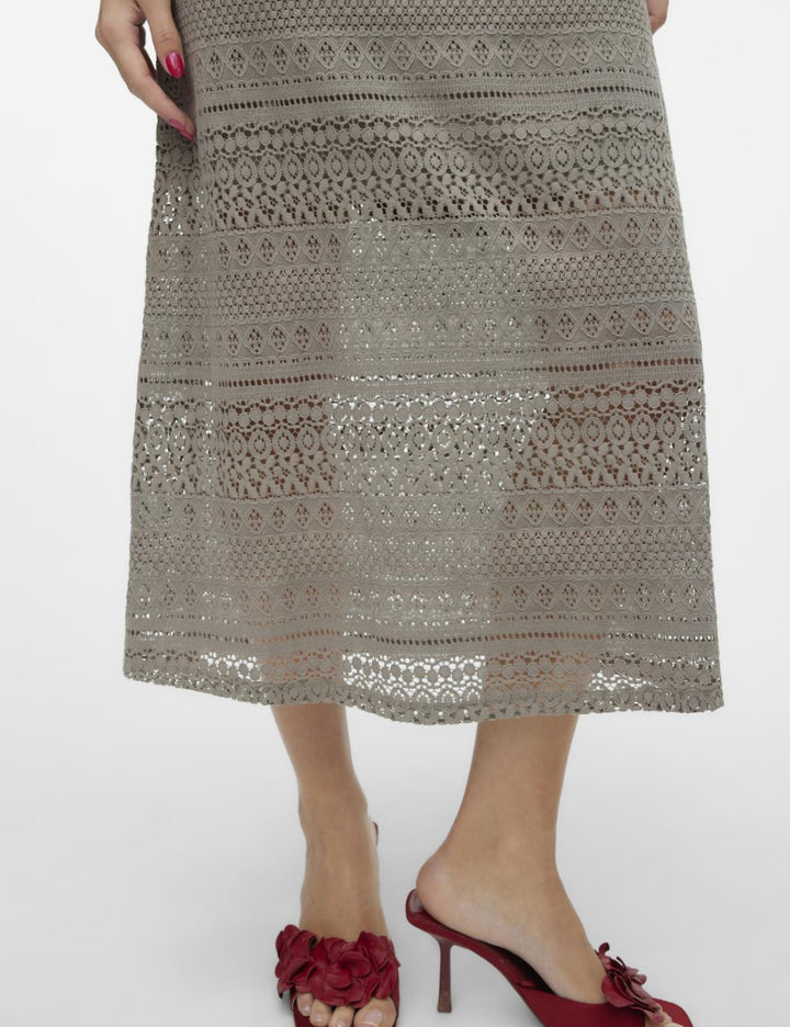 Rochie maxi Vero Moda, bej