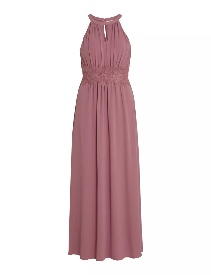 Rochie maxi Vila, roz
