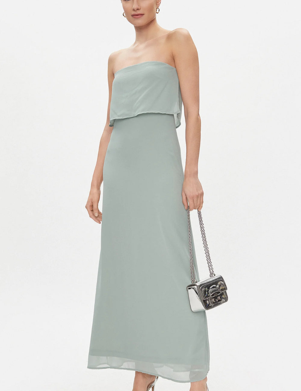 Rochie maxi Vila, verde