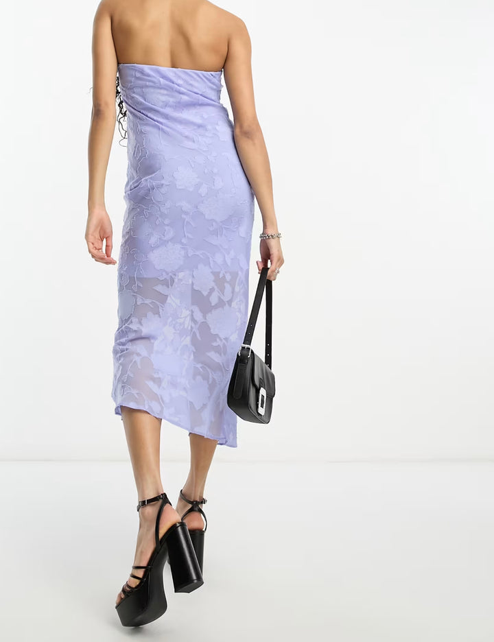 Rochie midi ASOS, lila