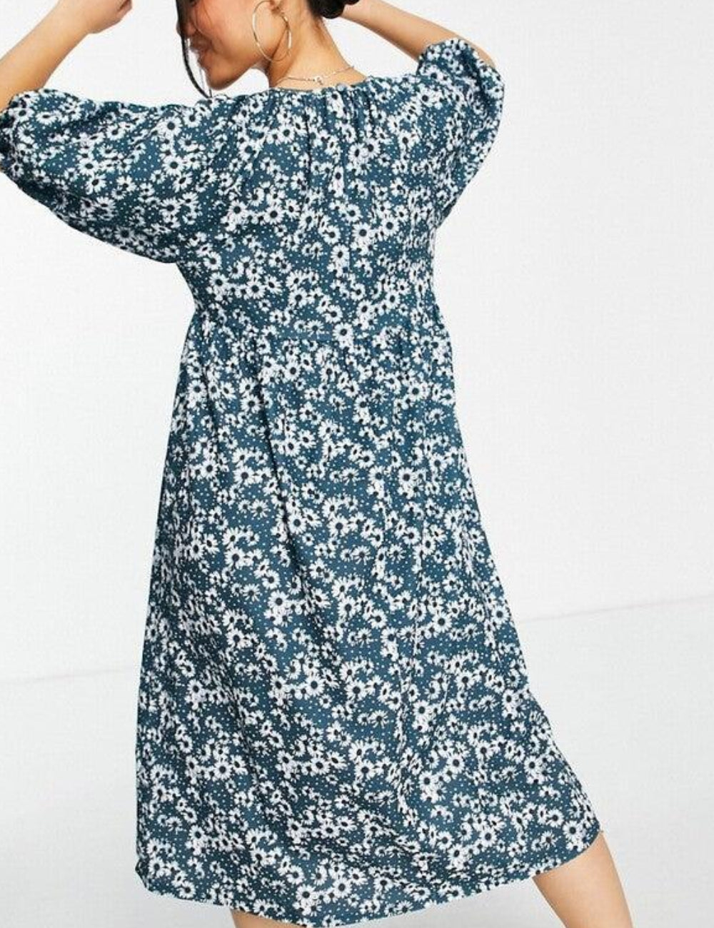 Rochie midi ASOS, mix culori