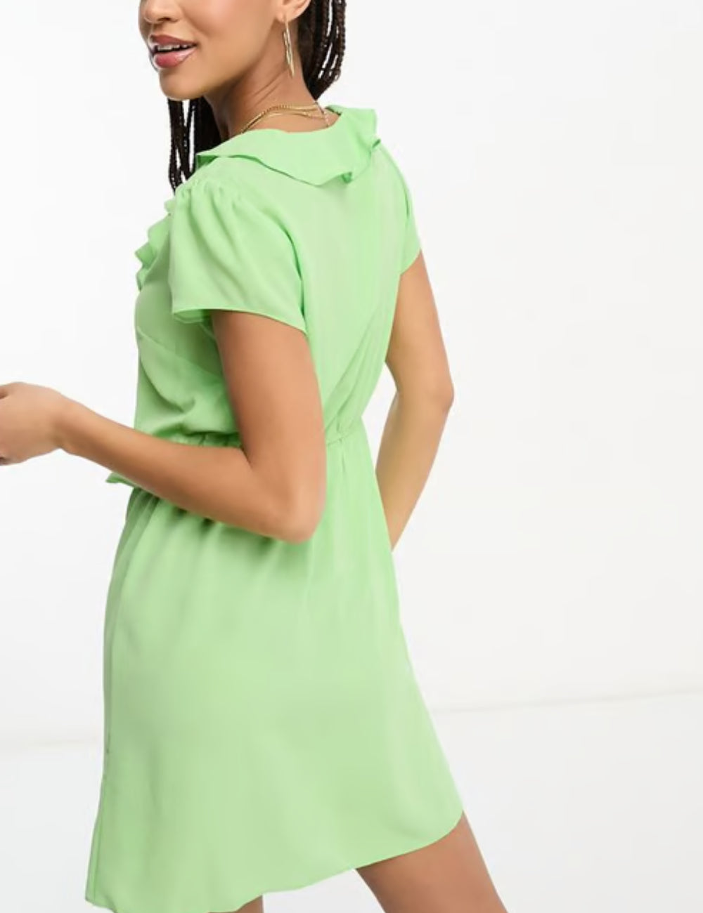 Rochie midi ASOS, verde