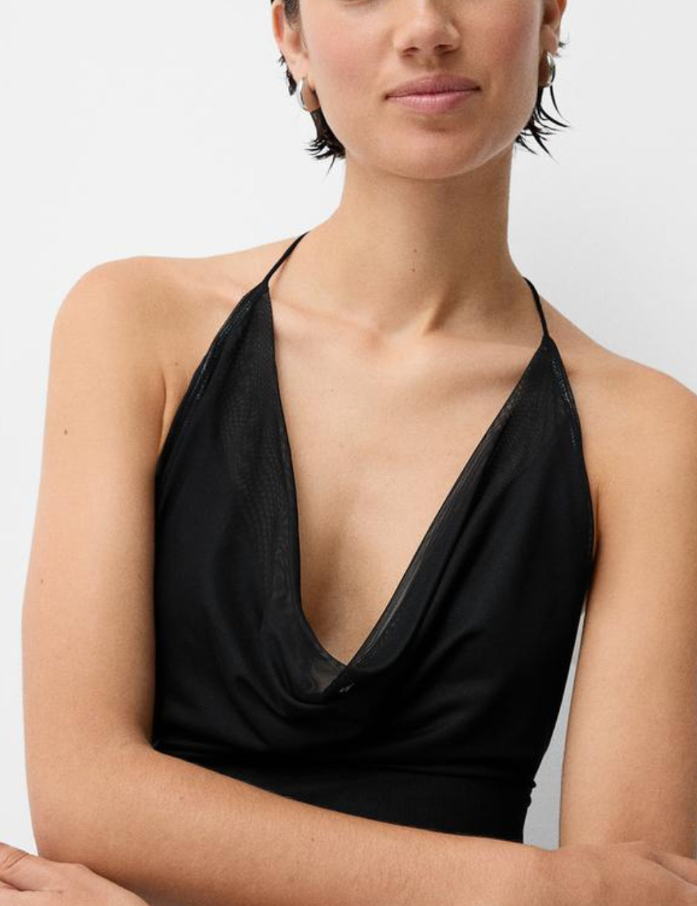 Rochie midi Bershka, negru