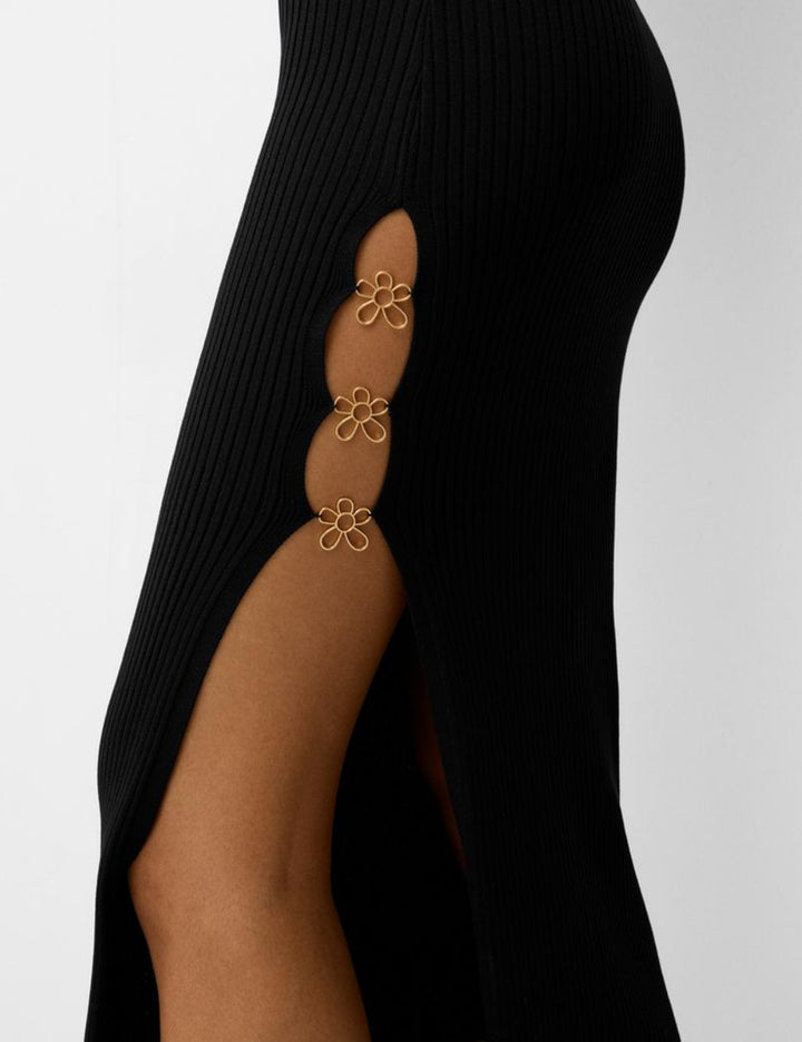 Rochie midi Bershka, negru