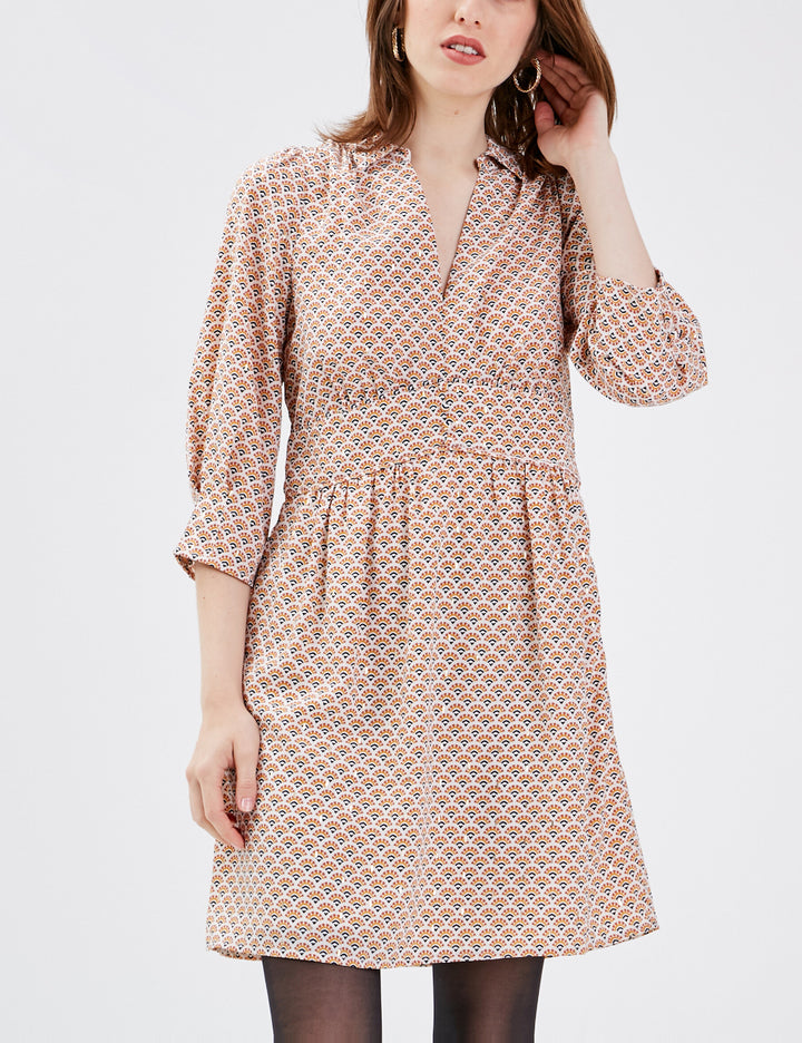 Rochie midi Bonobo, mix culori