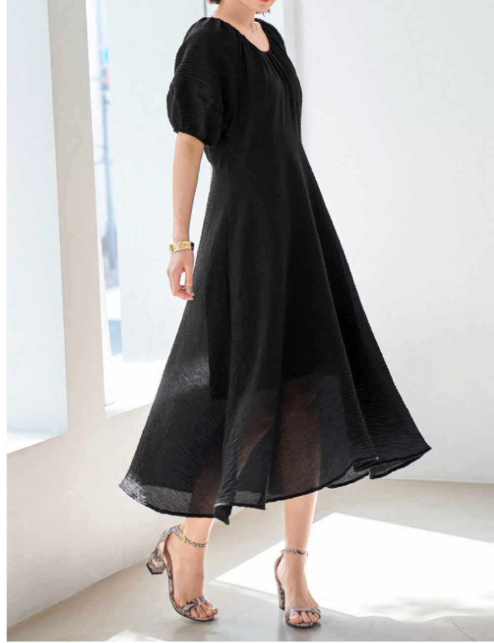 Rochie midi DAZY by Shein, negru