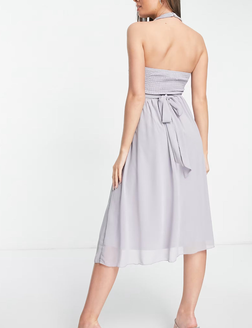 Rochie midi Little Mistress, gri
