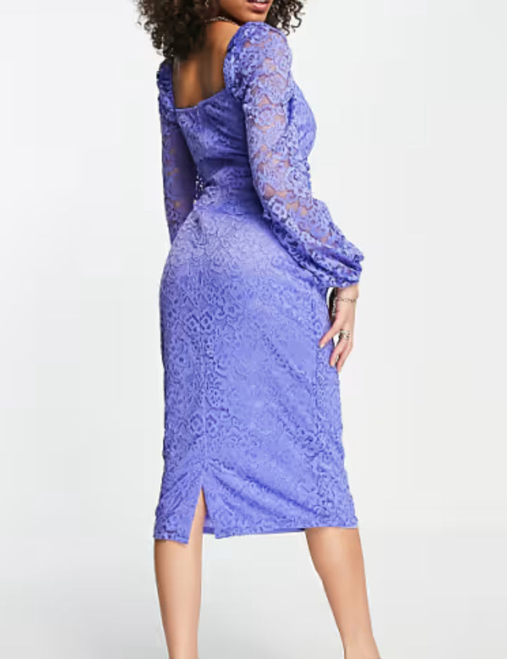 Rochie midi Little Mistress, mov