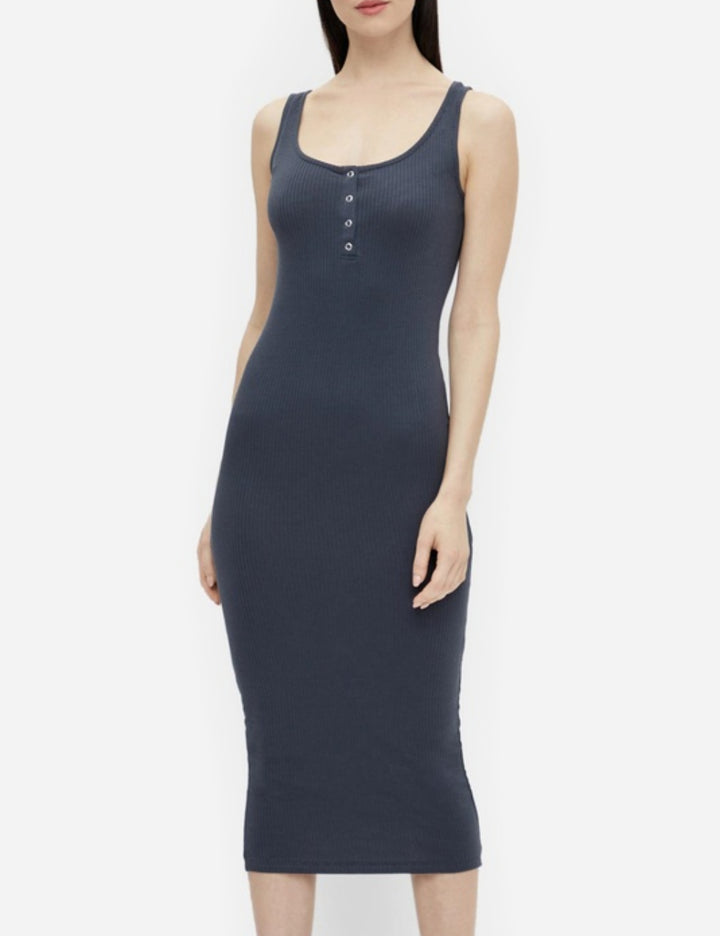 Rochie midi Pieces, albastru
