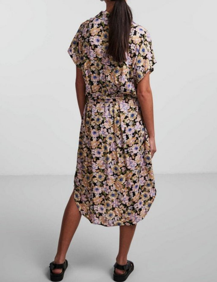 Rochie midi Pieces, mix culori