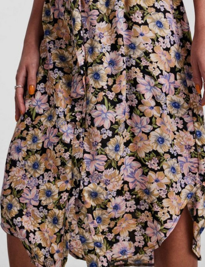 Rochie midi Pieces, mix culori