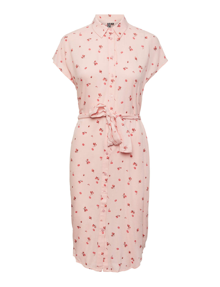 Rochie midi Pieces, roz