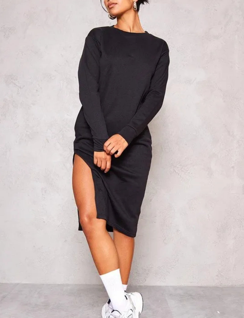 PRETTYLITTLETHING midiruha, fekete