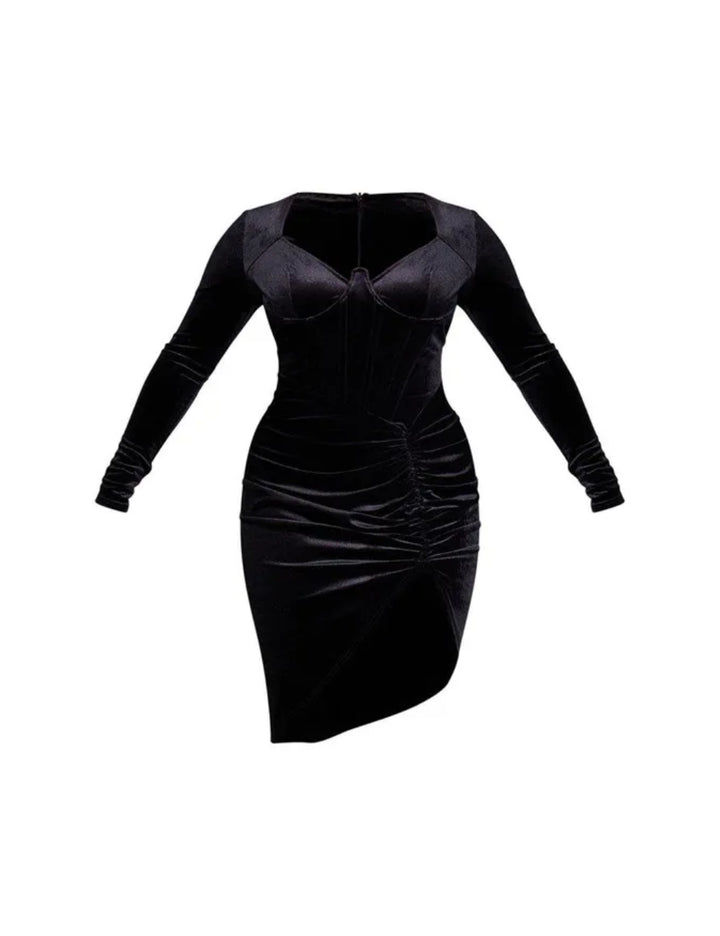 Rochie midi PRETTYLITTLETHING, negru